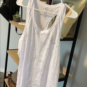 White Fabletics Tank Top